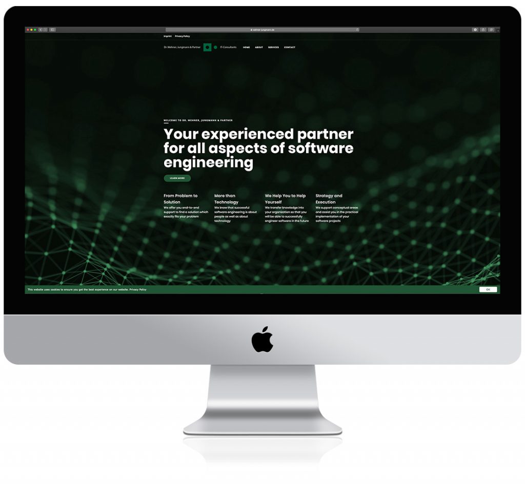 Dr. Wehner, Jungmann & Partner: Corporate Website