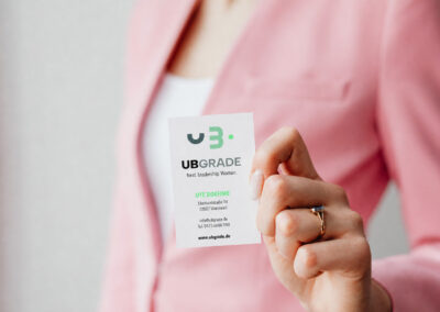 UBGRADE Visitenkarte